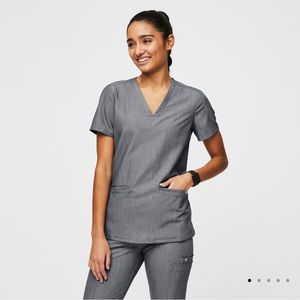 Figs plus size scrub set 4XL in graphite